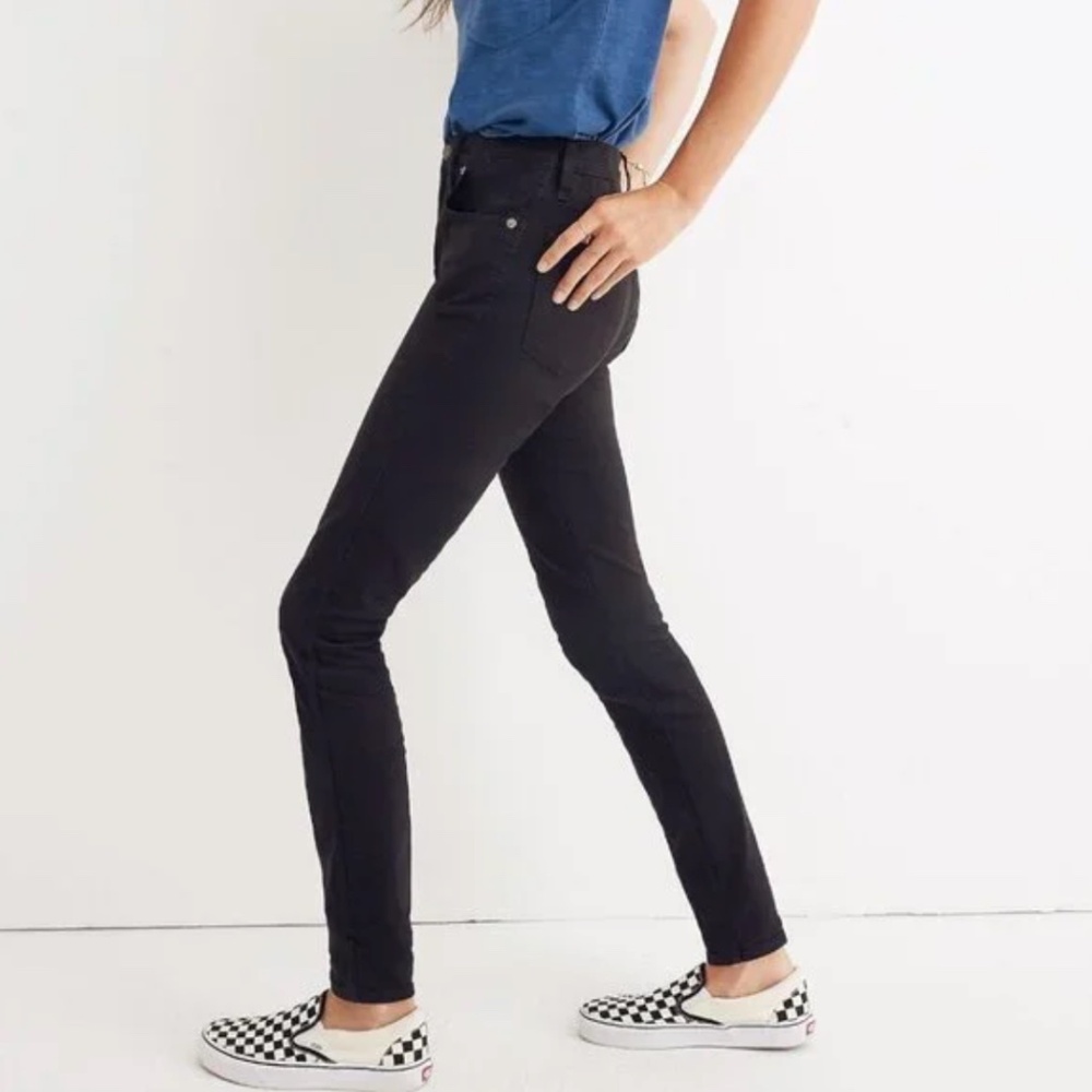 Madewell 10" High-Rise Skinny Jeans Black 26T
